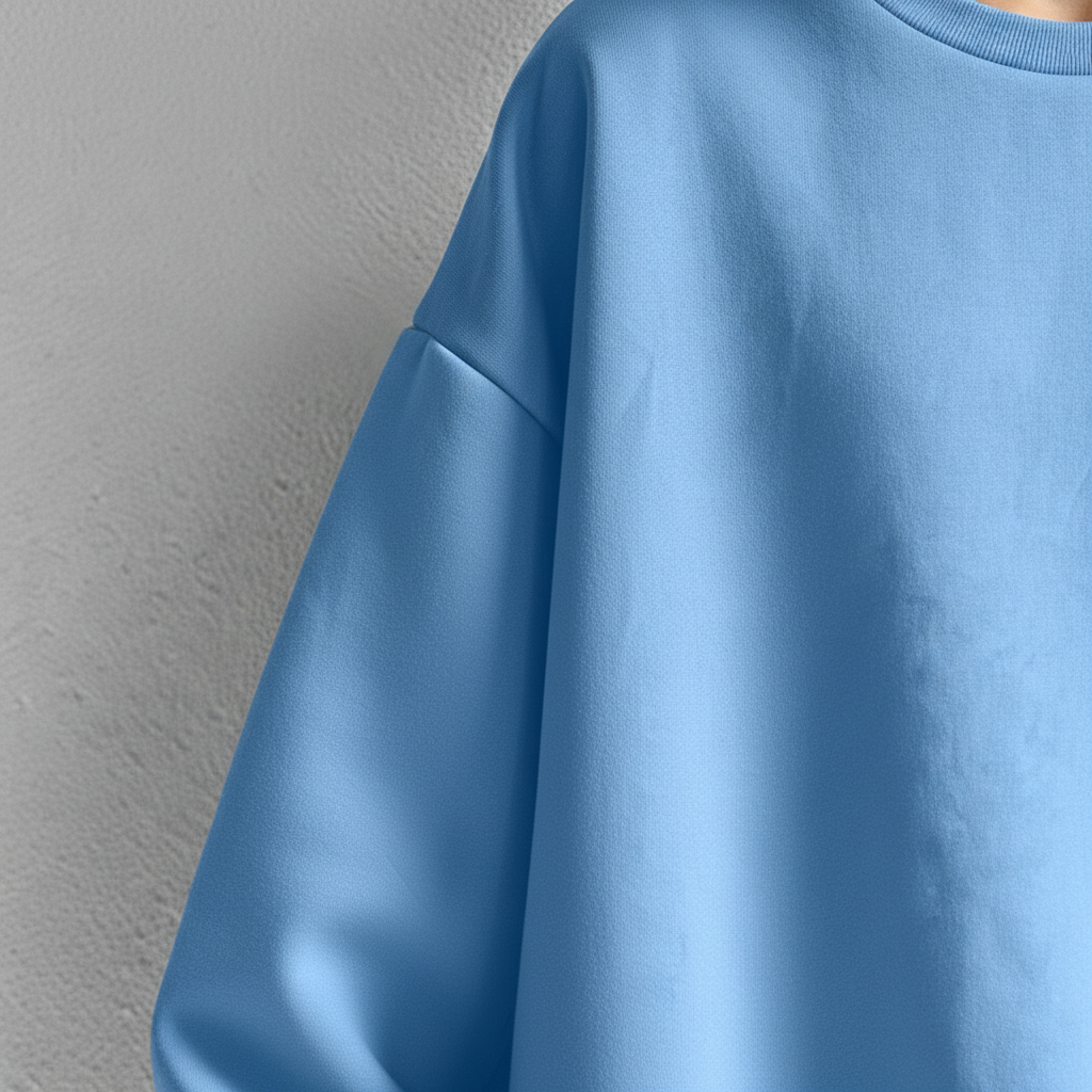 Women’s Stylish Crew Neck Sweatshirt | Dropped Shoulders