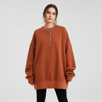 Women’s Stylish Crew Neck Sweatshirt | Dropped Shoulders