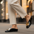 Women's Elegant Square Toe Flats | Slip On