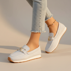 Women's Flat Buckle Loafers | Slip On