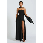 Women's Elegant Wedding Guest Strapless Dress | Maxi