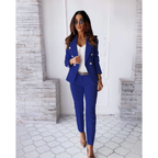Women's Elegant Work Blazer and Trouser Set | Two Piece