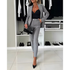 Women's Elegant Work Blazer and Trouser Set | Two Piece
