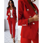 Women's Elegant Work Blazer and Trouser Set | Two Piece