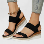 Women's Casual Ankle Strap Wedge Sandals | Thick Sole