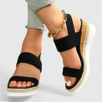 Women's Casual Ankle Strap Wedge Sandals | Thick Sole