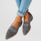 Women's Casual Point Toe Work Loafers | Slip On