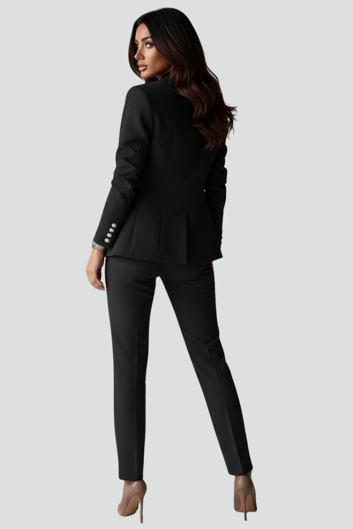 Women’s Elegant Blazer and Trouser Work Set | Two Piece
