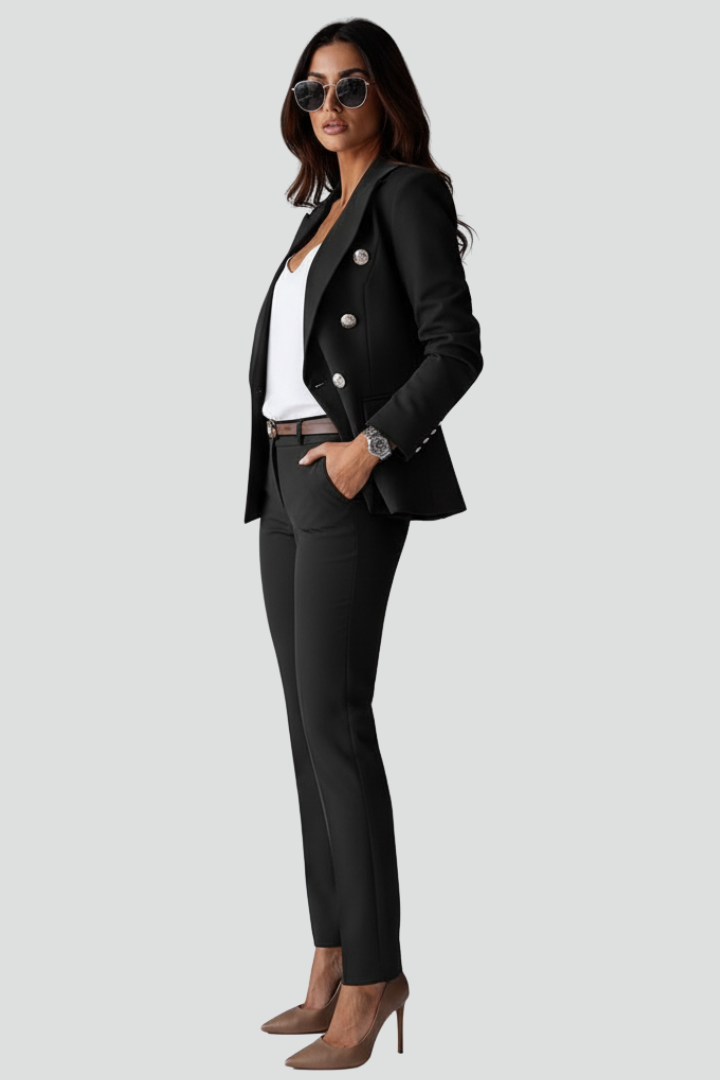 Women’s Elegant Blazer and Trouser Work Set | Two Piece