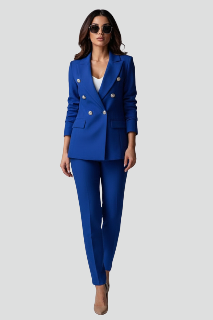 Women’s Elegant Formal Tailored Blazer and Trouser Set | Two Piece