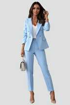Women’s Elegant Blazer and Trouser Work Set | Two Piece