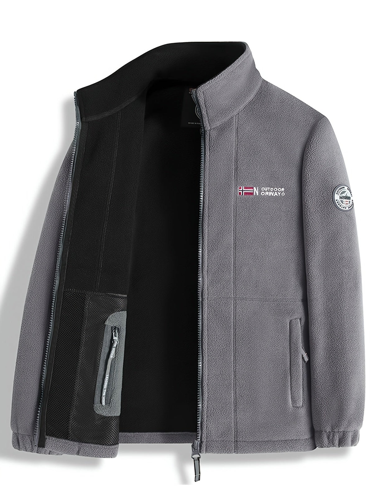Men's Collar ZIp Up Jacket | Winter