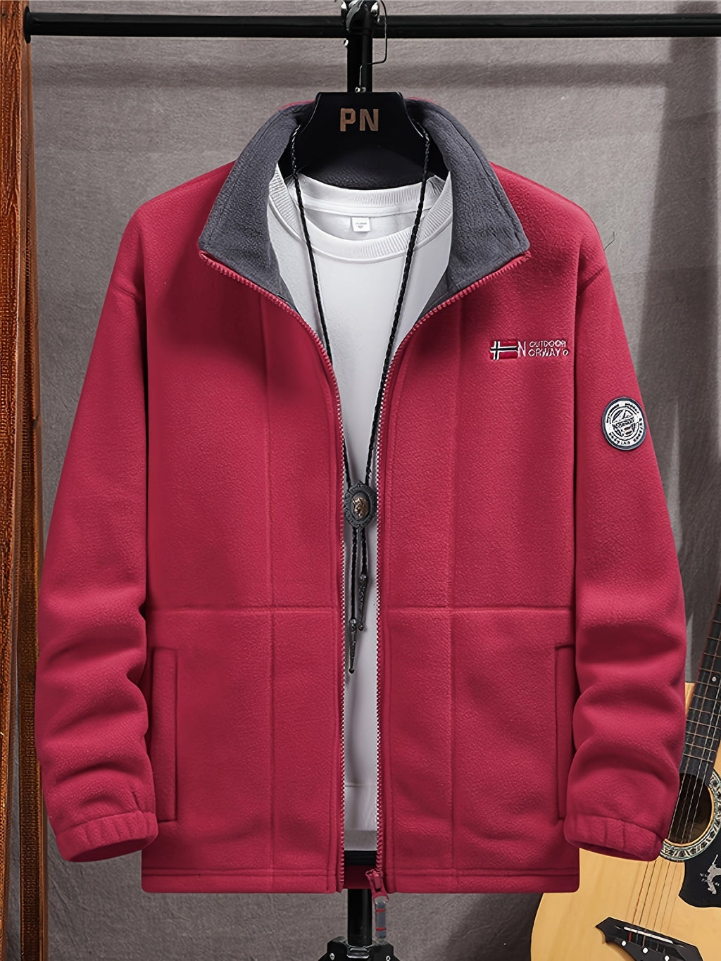 Men's Collar ZIp Up Jacket | Winter