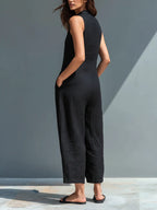 Women's Summer Sleeveless Jumpsuit | Loose Fit