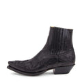 Men's Embroidered Cowboy Ankle Boots | Pointed Toe