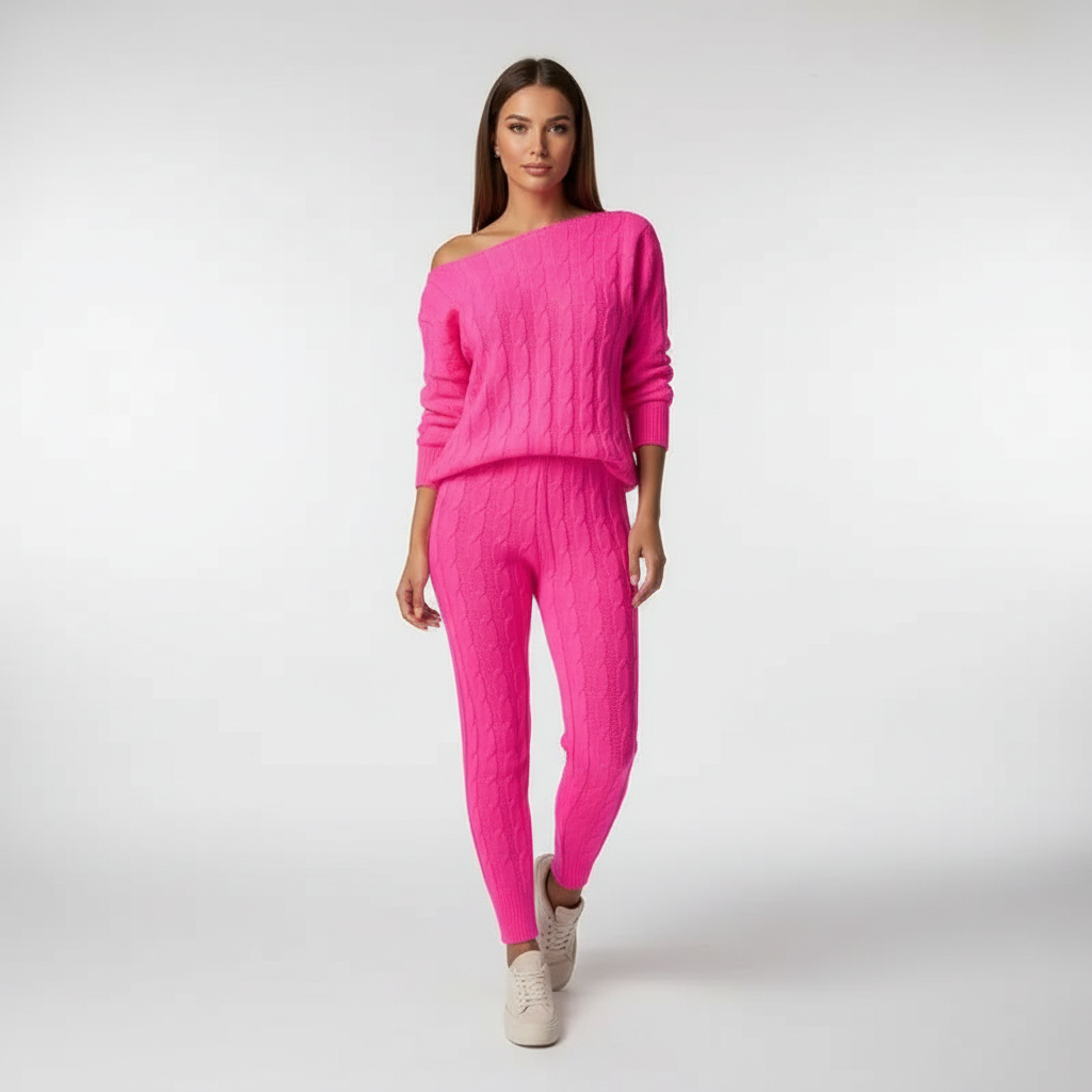 Women’s Cable Knit Two-Piece Set | Winter