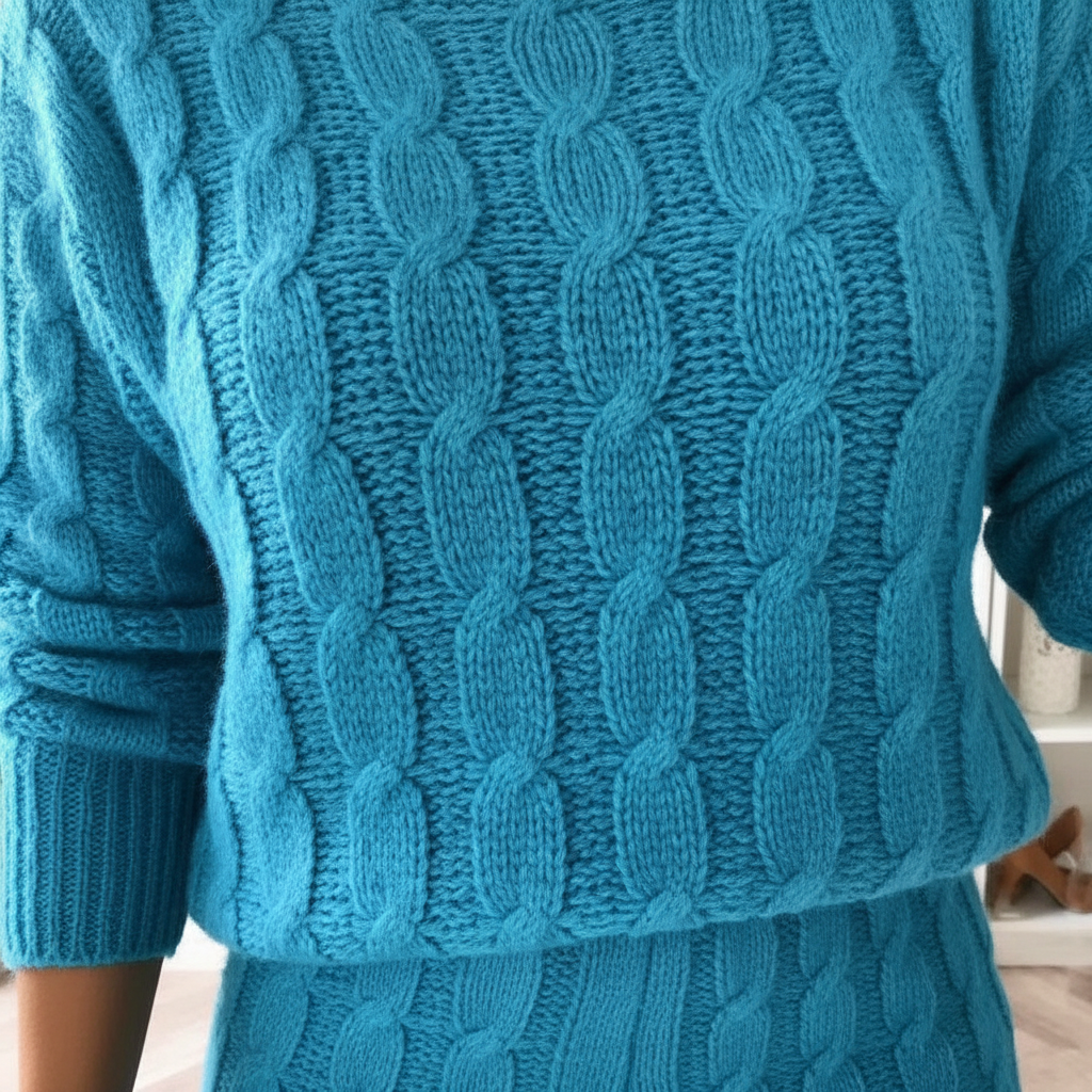 Women’s Cable Knit Two-Piece Set | Winter