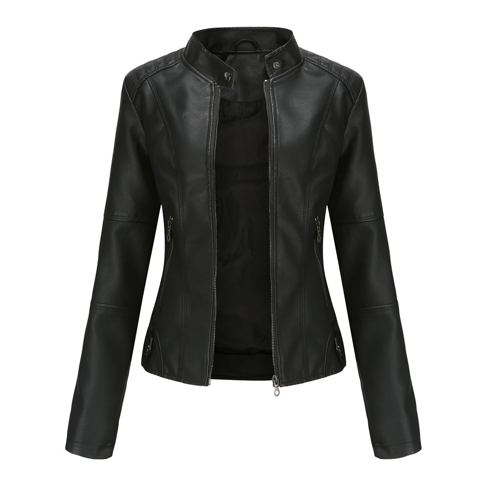 Women's Zip-Front Moto-Style Jacket | Casual