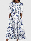 Women's Sophisticated Summer Floral Dress | Midi