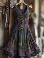 Women's Vintage Sleeveless Midi Dress | Halloween