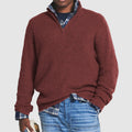 Men’s Ribbed Quarter Zip Sweater | Regular Fit
