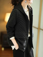 Women's Quilted Zip Up Winter Jacket | Hooded