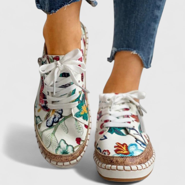 Women's Casual Round Toe Lace Up Shoes | Flat
