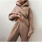 Women's Hoodie and Sweatpants Set | Winter