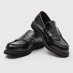 Men's Chunky Sole Embossed Strap Loafers | Slip-On