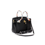 Women's Structured Top-Handle Handbag | Double Handles