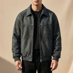Men's Vintage Winter Casual Jacket | Zip Up