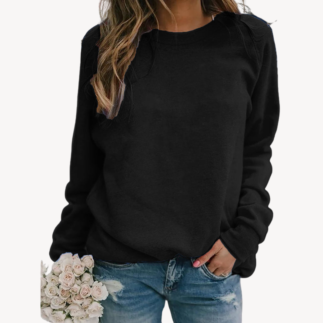 Women's Long Sleeve Crew Neck Sweater | Winter