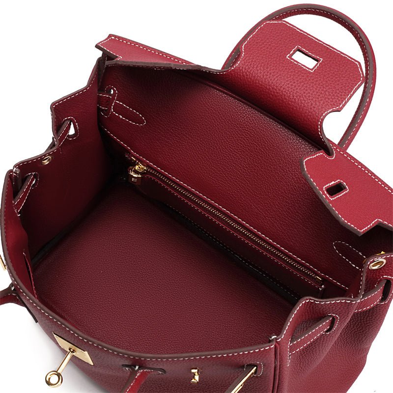 Women's Structured Top-Handle Handbag | Double Handles