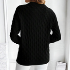 Women’s Warm Knit Sweater | Crew Neck