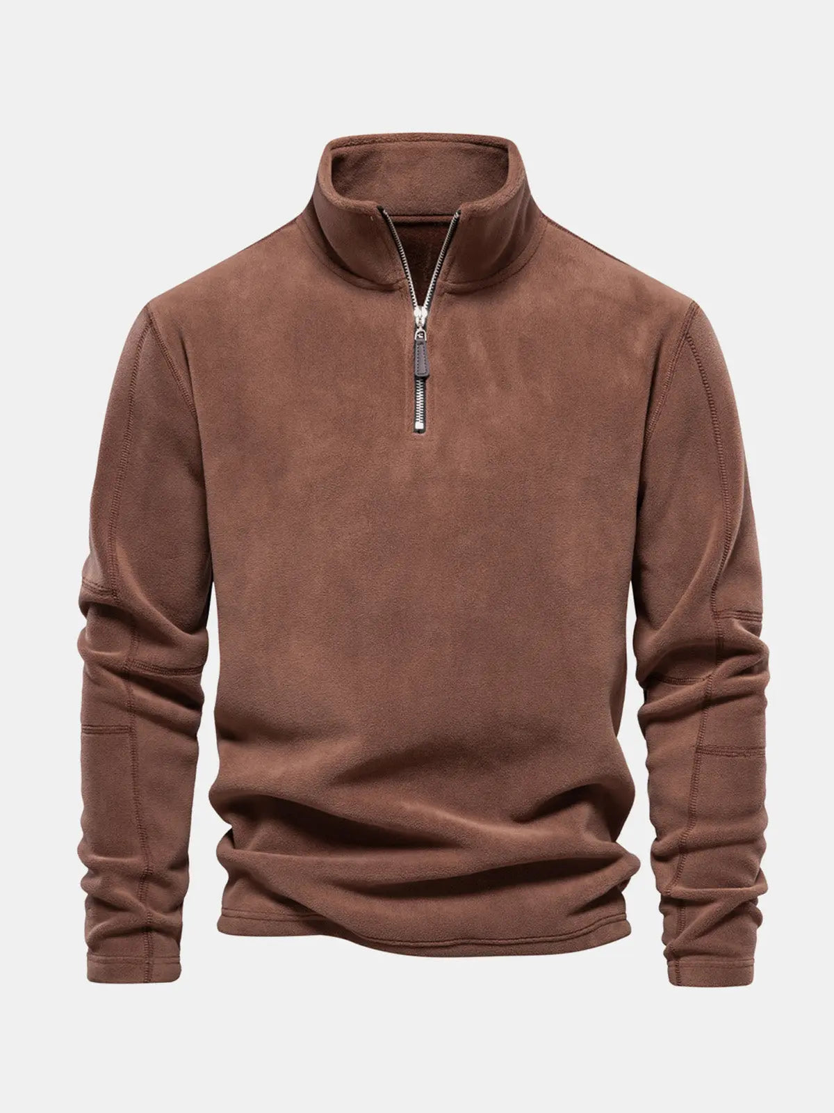 Men's Quarter-Zip Vintage Knit Sweater | Winter