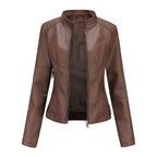 Women's Zip-Front Moto-Style Jacket | Casual