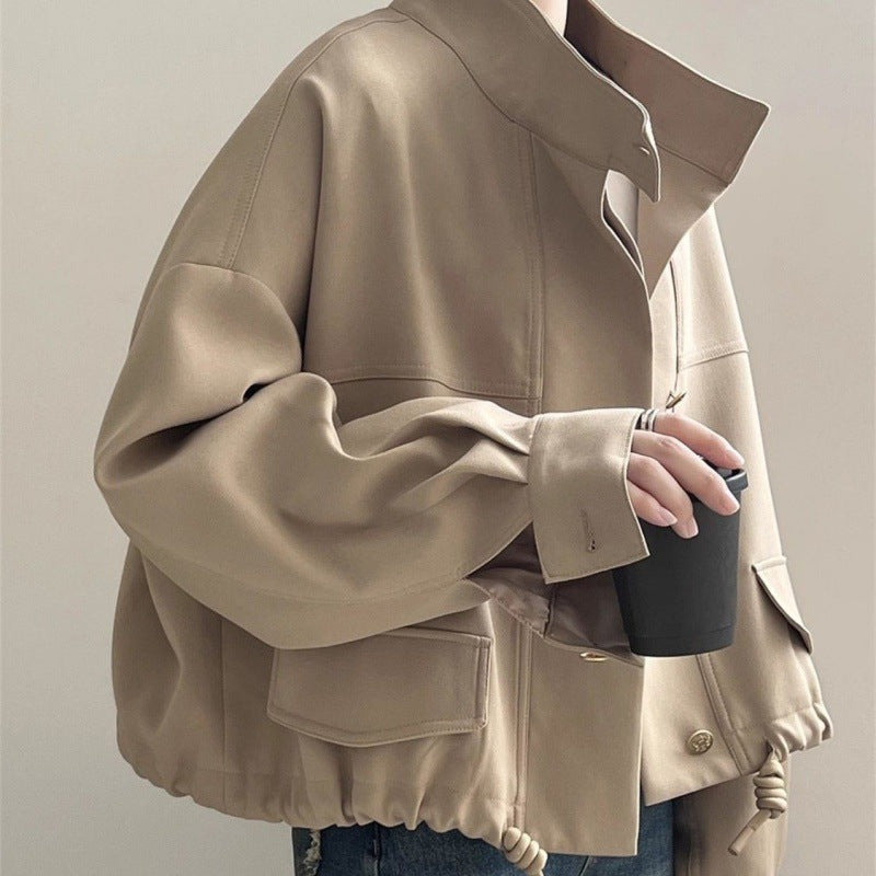Women's Casual Oversized Jacket | Drawstring-Hem