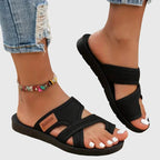 Women's Casual Strappy Toe Ring Sandals | Slip On