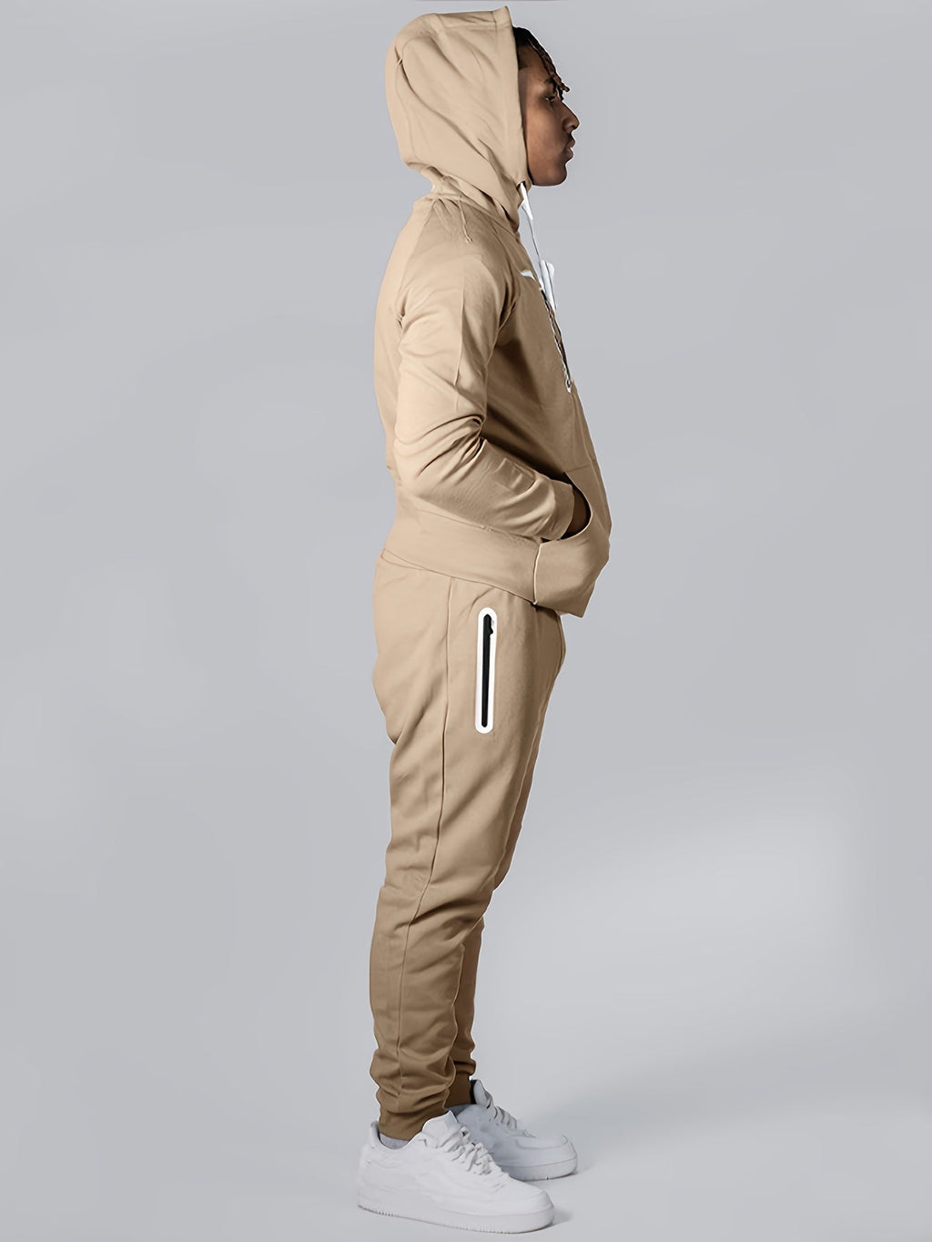 Men’s Loose Fit Hooded Tracksuit | Two-Piece