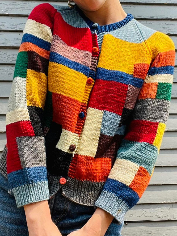 Women's Long Sleeve Button Knit Cardigan | Winter