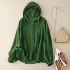 Women's Summer Hooded Jacket | Button Up