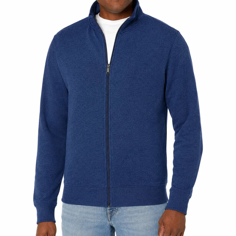 Men's Winter Long Sleeve Zip Up Jacket | Casual