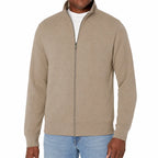 Men's Winter Long Sleeve Zip Up Jacket | Casual