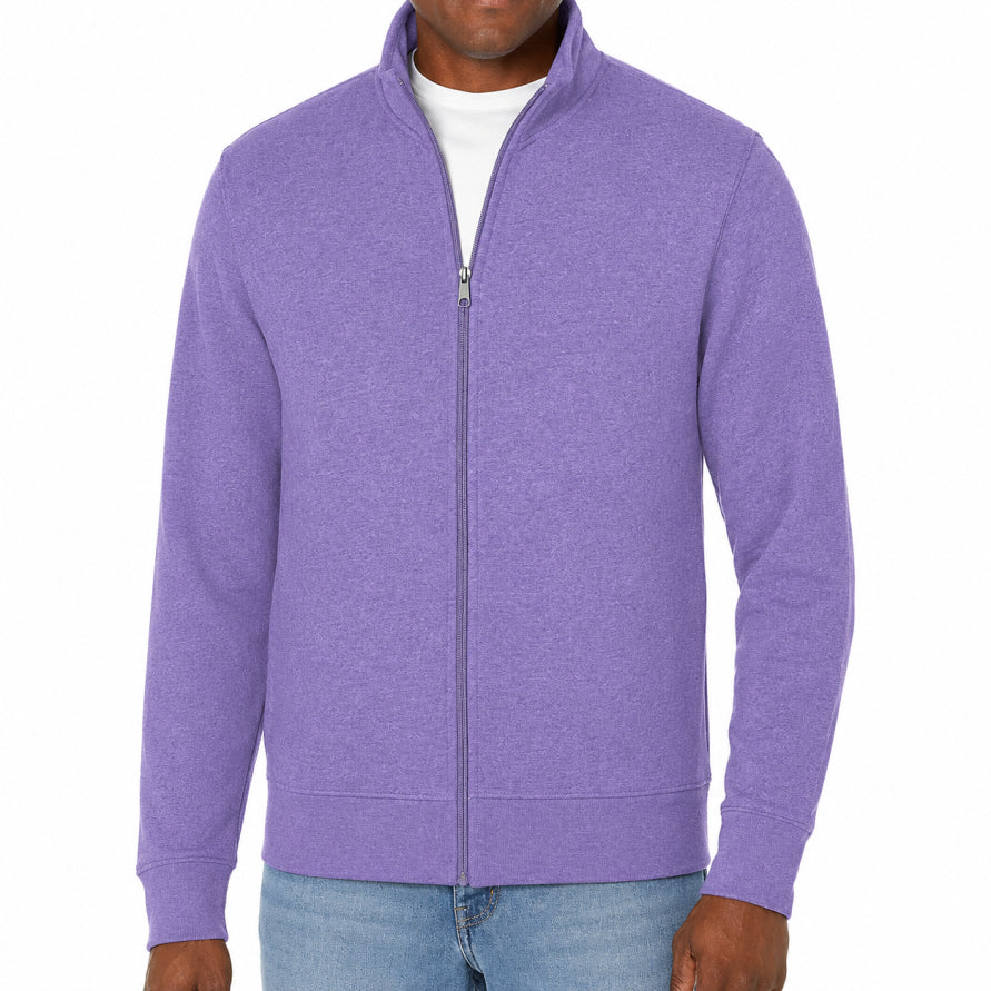 Men's Winter Long Sleeve Zip Up Jacket | Casual
