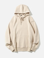 Men's Drawsting Winter Plain Hoodie | Gym