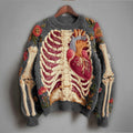 Women's Halloween Embroidered Knit Sweater | Winter