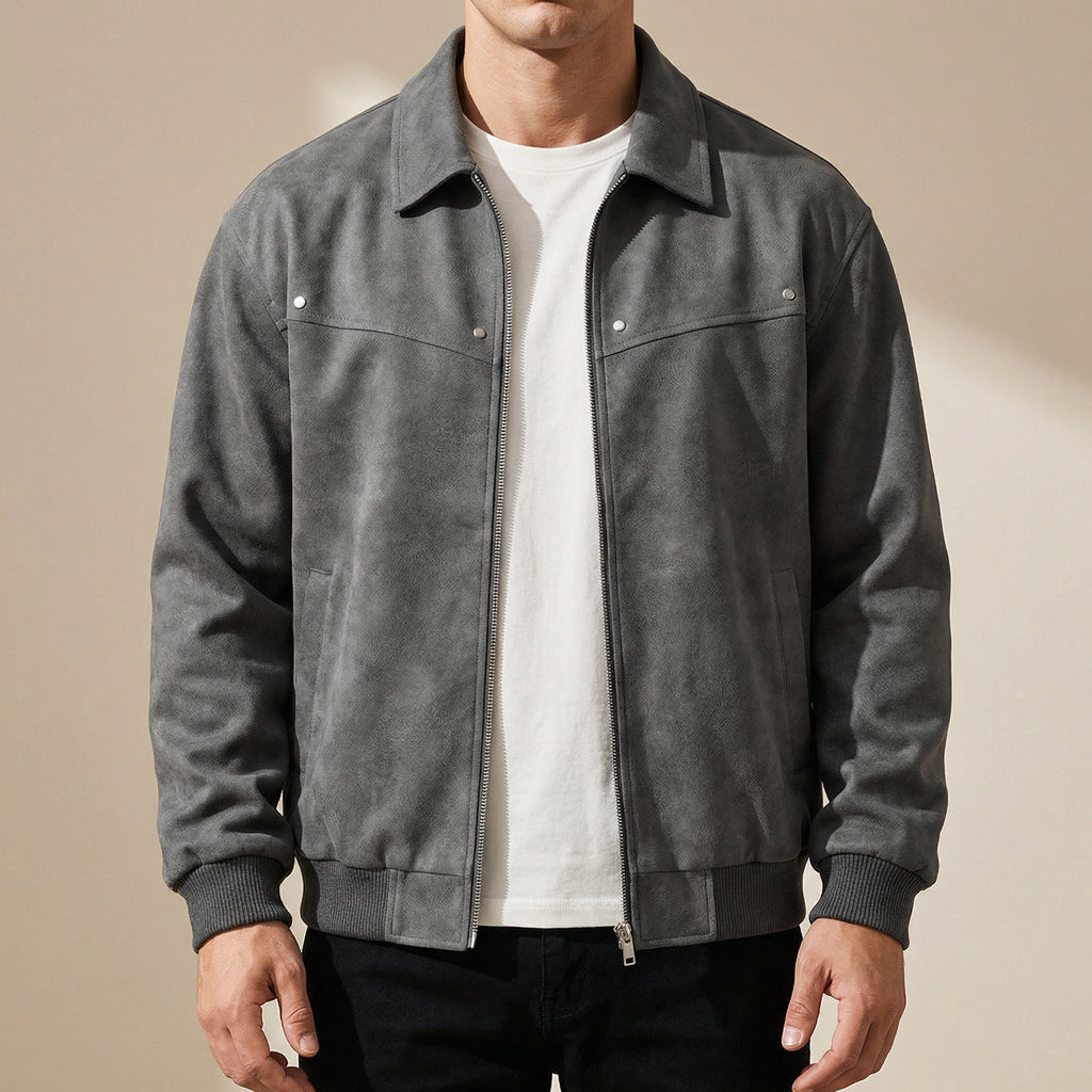 Men's Vintage Winter Casual Jacket | Zip Up