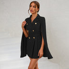 Women’s Work Cape Blazer Dress | Mini