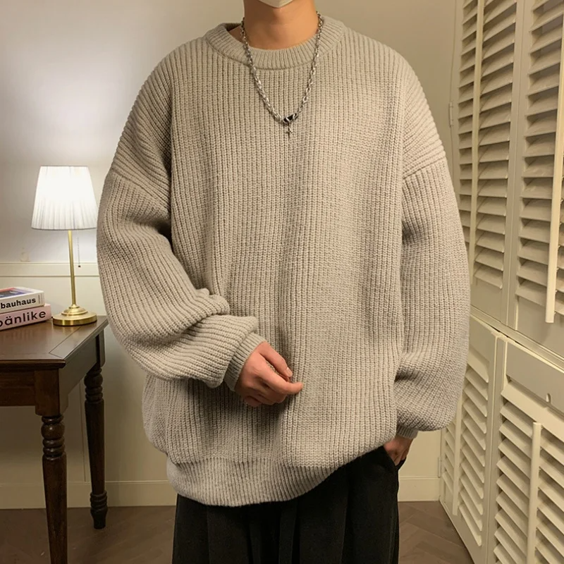 Men's Chunky Knitted Sweater | Winter