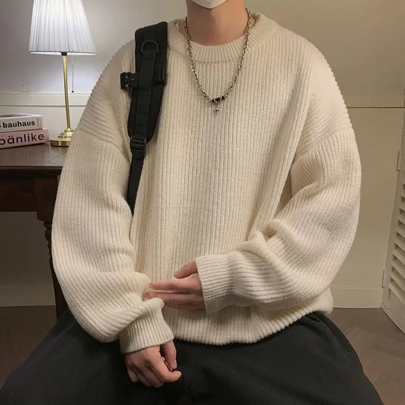 Men's Chunky Knitted Sweater | Winter